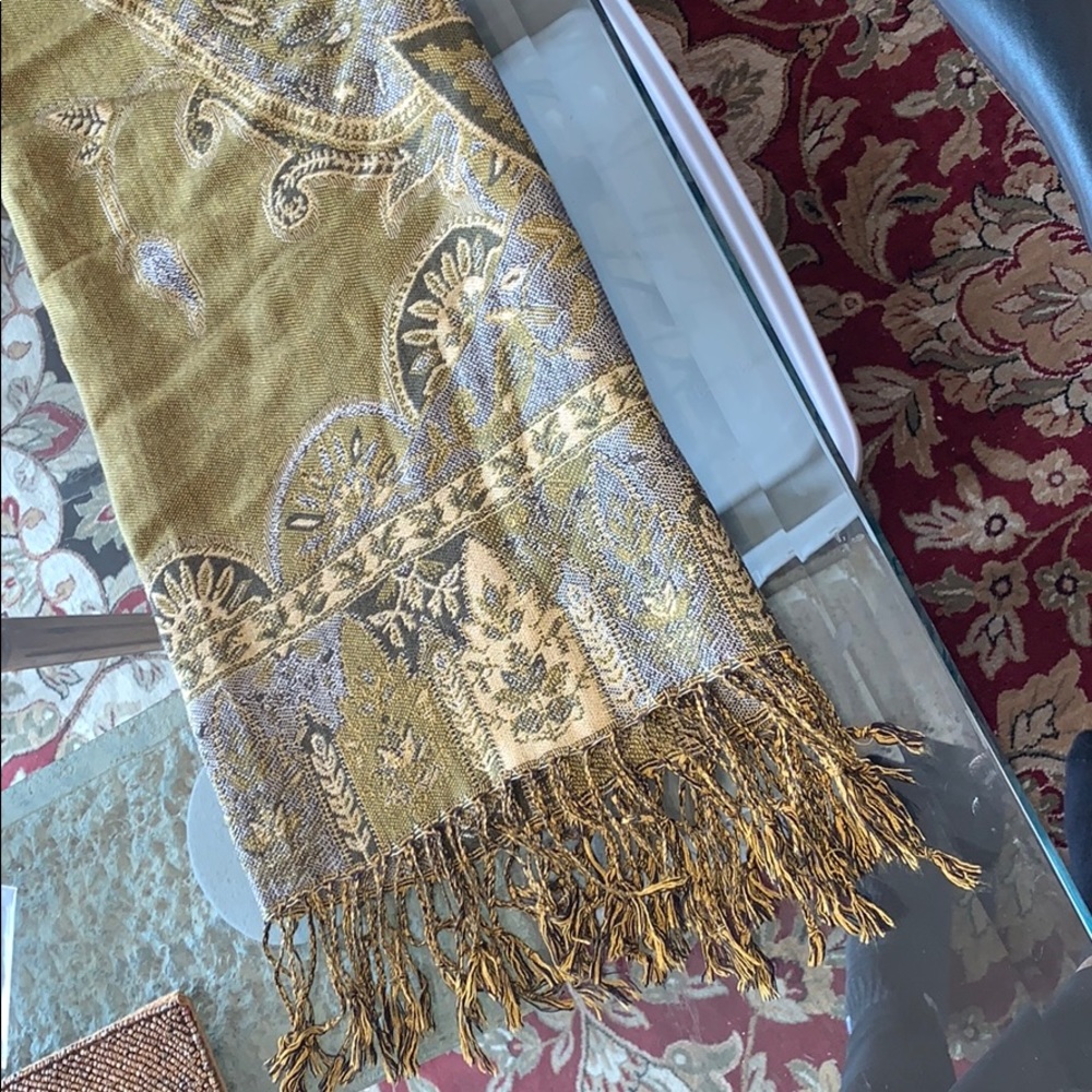 Shades of Green Pashmina Scarf